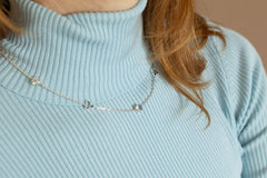 Limited Edition Maansteen Collier Zilver