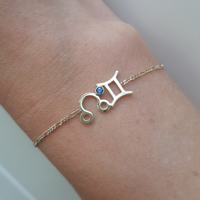 Astrologische armband met sterrenbeeld en North node