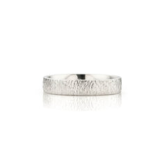 Stoere zilveren ring - Brushed Collectie