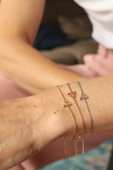 Geelgouden Dames Armband - Trefoil Collectie - Armbandje voor naast je Horloge - 14 Karaat Goud