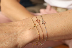 Geelgouden Dames Armband - Trefoil Collectie - Armbandje voor naast je Horloge - 14 Karaat Goud