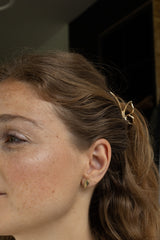 Geelgouden Oorstekers met Bladmotief - Leaves Collectie - 14 Karaat Geelgouden Oorbellen - Sierlijk voor elke dag