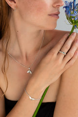 Leaves Ring Zilver – Handgemaakte Zilveren ring - Zilveren ring met structuur - Leaves Collectie