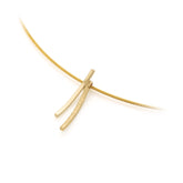 Gouden hanger - Connected Collectie - Sierlijk Gouden Hangertje - 14 Karaat Geelgouden dameshanger