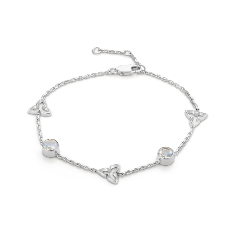 Limited Edtion Maansteen Armband zilver