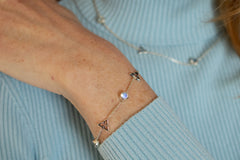 Limited Edtion Maansteen Armband zilver