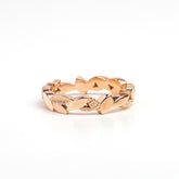 Leaves ring Roodgoud