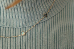 Limited Edition Maansteen Collier Zilver