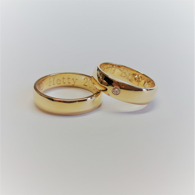 Na 40 jaar een update van de trouwringen