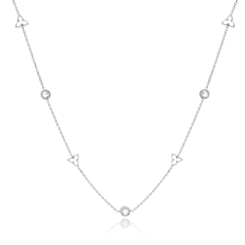 Limited Edition Maansteen Collier Zilver