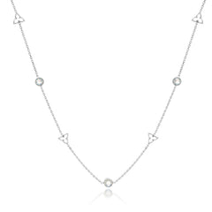 Limited Edition Maansteen Collier Zilver