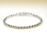 Zilveren tennisarmband Citrien