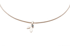 Side Leaves hanger zilver