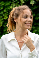 Meerkleurig parelcollier