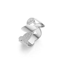 Leaves ring zilver XL