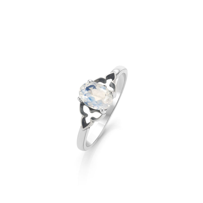 Limited Edition Maansteen Ring Zilver